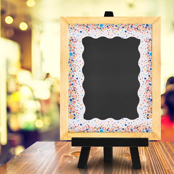 OFFIGAM White Copper Plate Sticker for Decor Classroom Wall Decors Bulletin Board Border Tree Leaf Patterns 1 Roll