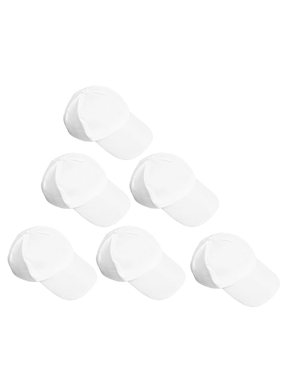 White Cotton Baseball Hat with UV , Breathable Comfort for Everyday Outdoor Use and Casual Wear