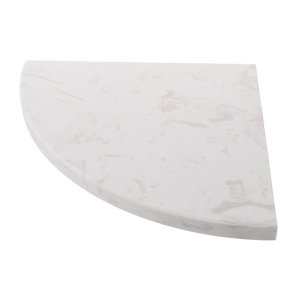 OFFIGAM White Marble Corner Shelf for Shower, Three-tier Triangle Wall