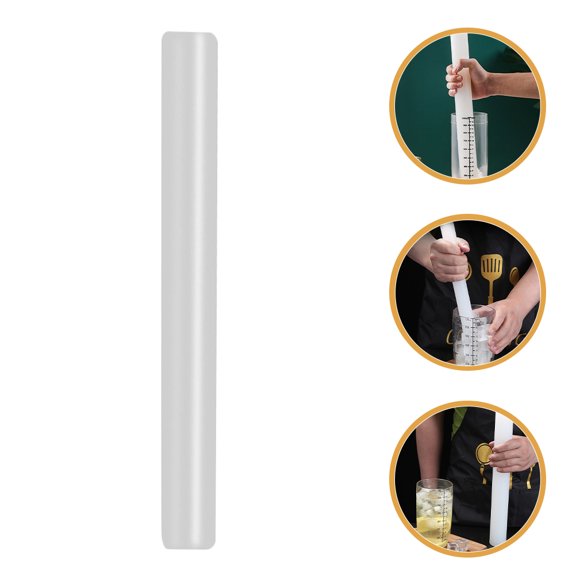 OFFIGAM White Plastic Lemon Masher and Ice Crusher Tool for Kitchen Use Multipurpose Bar Tool