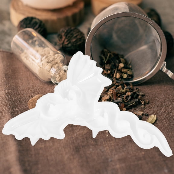 OFFIGAM White Silicone Dragon Mold for Epoxy Resin Crafts, Flexible Dragon Shape for Couple