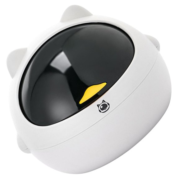 OFFIGAM Office Trash Can Cartoon Garbage Can White PP 1Pack