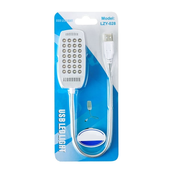 OFFIGAM USB Computer Light White 28 LED Beads Eye Protection No Flicker Glare Radiation