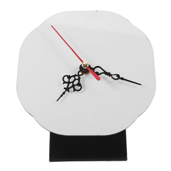 OFFIGAM White Wooden Clock Face Blank for DIY Crafting Smooth Surface for Painting and Decorating