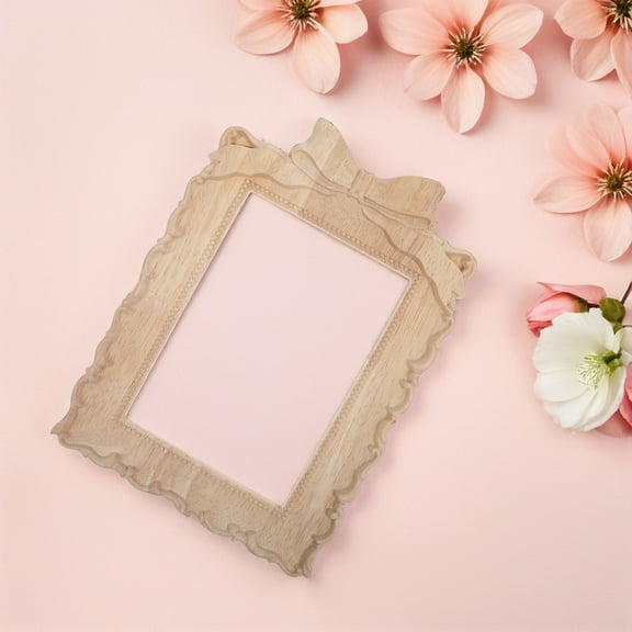 OFFIGAM Crafted Wood Inlays Frame Vintage Style Decorative Wall Artwork for Bedroom and Dining Area 1Pack