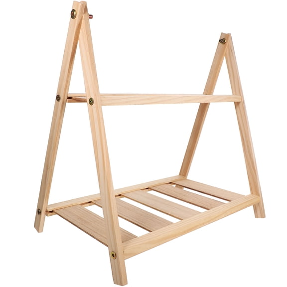 OFFIGAM Wooden Plant Stand Sturdy Flowerpot Rack Indoor Use Home Decor Garden Entryway Flower Pots