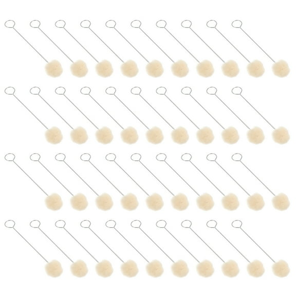 OFFIGAM Wool Daubers with Handle for Crafts and Dyeing Projects 40 Pieces Multi Color