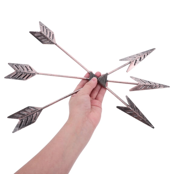 OFFIGAM Golden Iron Multi-Arrow Wall Decor Stylish Rustic Home Accent