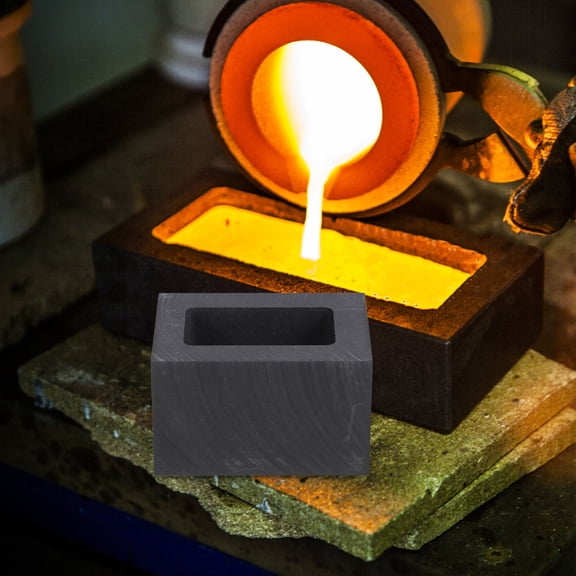 OFFIGAM Graphite Mold for Craft Metalwork, Suitable for Zinc, Brass, Copper, Casting and Jewelry Making