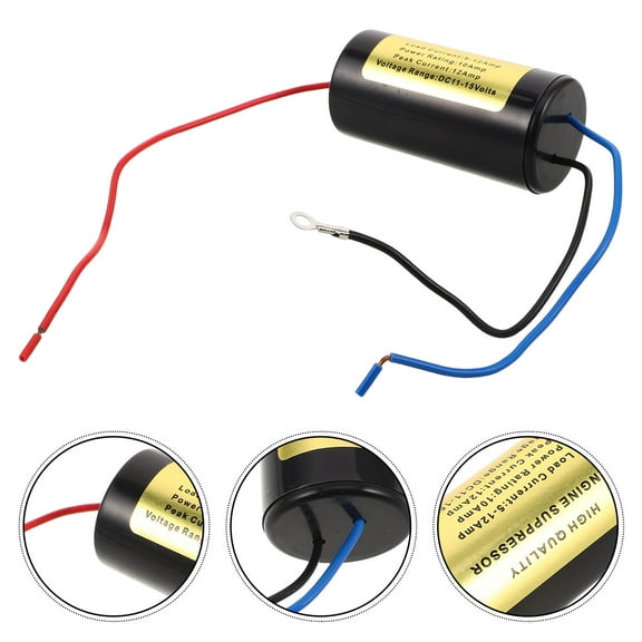 OFFIGAM Car Audio Noise Filter with Engine Noise Reduction and Easy Installation