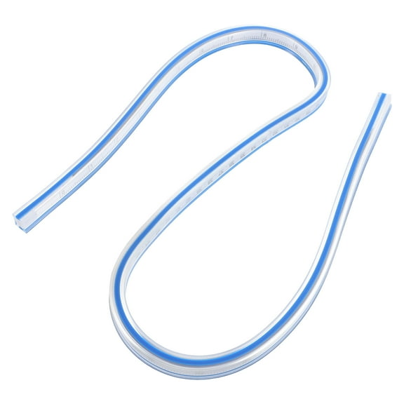 OFFIGAM flexible curve ruler Flexible Curve Ruler Multi Plastic 1Pcs High Precision Measurement for Professionals
