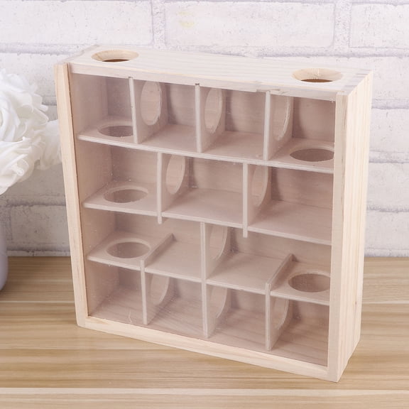 OFFIGAM hamster nest tunnel wooden maze for rat and hamster toys indoor play 1Pcs