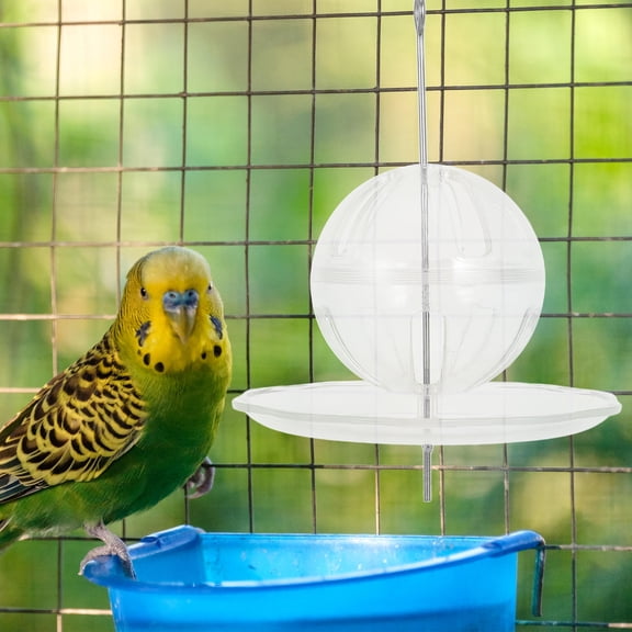 OFFIGAM Parrot Foraging Toy Transparent Pet Bird Feeding Enrichment Interactive Set