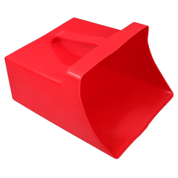 OFFIGAM Red Plastic Handheld Dustpan for Home Use, Portable, , Lightweight Cleaning Tool for Kitchen and Household