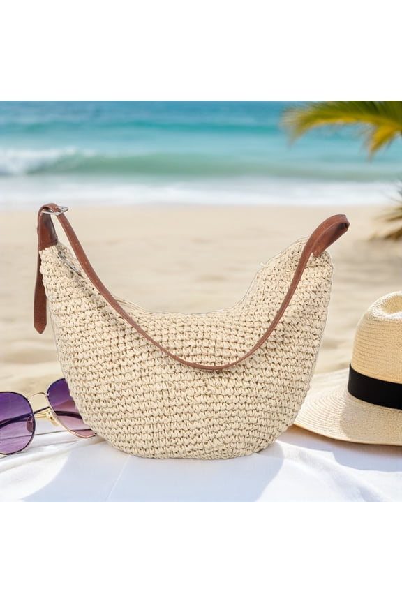 straw tote bag for women Woven Tote Purse Paper 1Pack for Daily Use