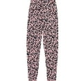 thumbnail image 1 of OFFLINE Womens Twist Front Leopard Casual Leggings, Pink, Small, 1 of 2