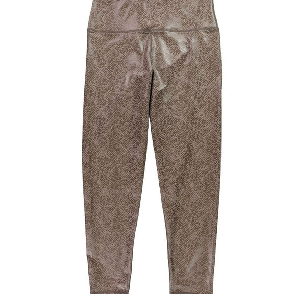 OFFLINE Womens Two Tone High Rise Casual Leggings, Brown, X-Large