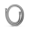 OFFO Shower Hose 100" in Stainless Steel, NonTwisting Flex Hose with