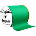 thumbnail image 1 of OFFRAY GROSGRAIN EMERALD 3IN X 9 FT RIBBON, FOR SEWING, CRAFTS AND GIFTING, 1 of 7