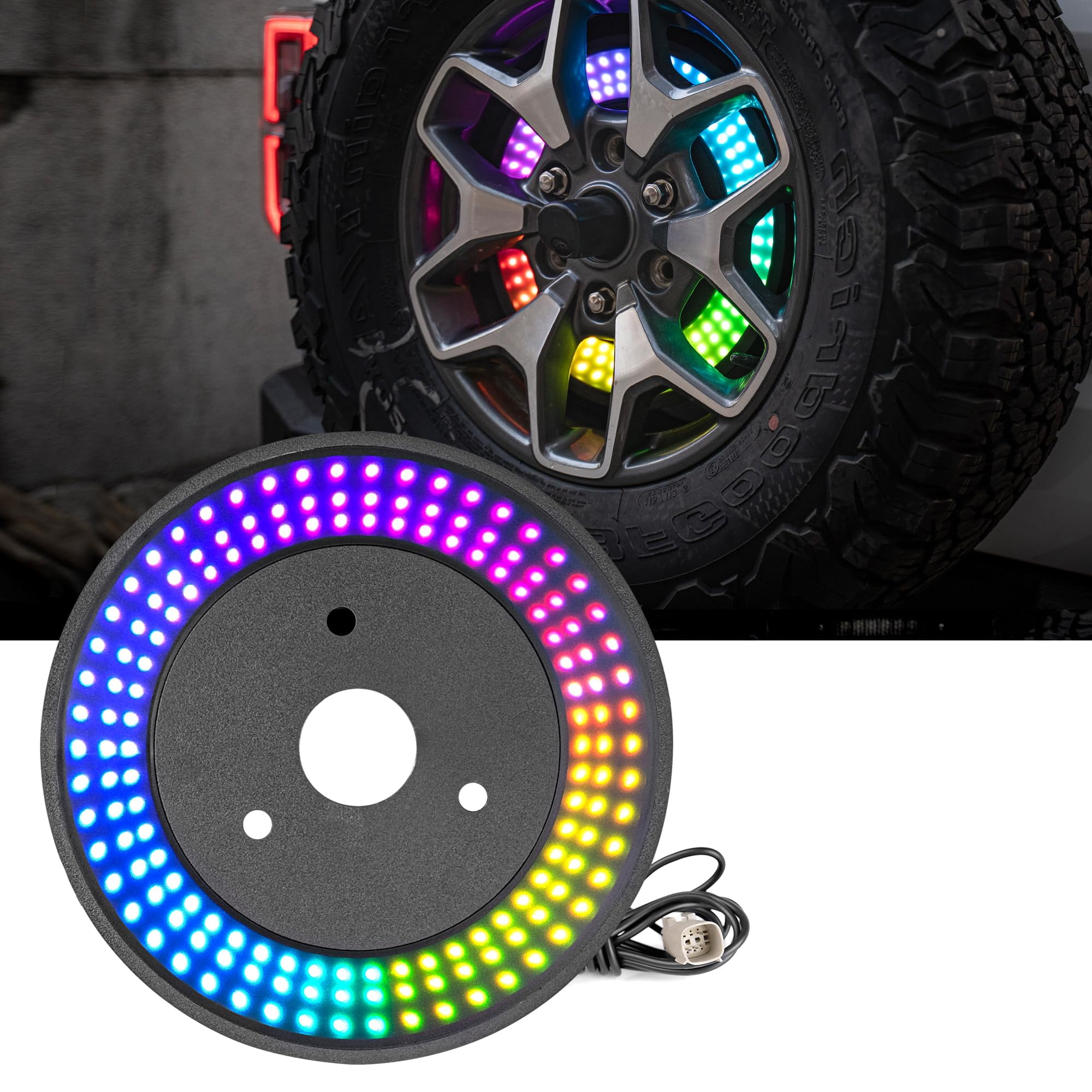 OFFROAD GAMERS New RGB ZS23 Spare Tire Brake Light Plug and Play for