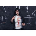 thumbnail image 1 of OFFROXBURY She Devil Chaos Graphic T-Shirt | Edgy Streetwear Tee | Soft Cotton Blend | Bold Statement Shirt (US, Alpha, XX-Large, Regular, Regular, White), 1 of 4