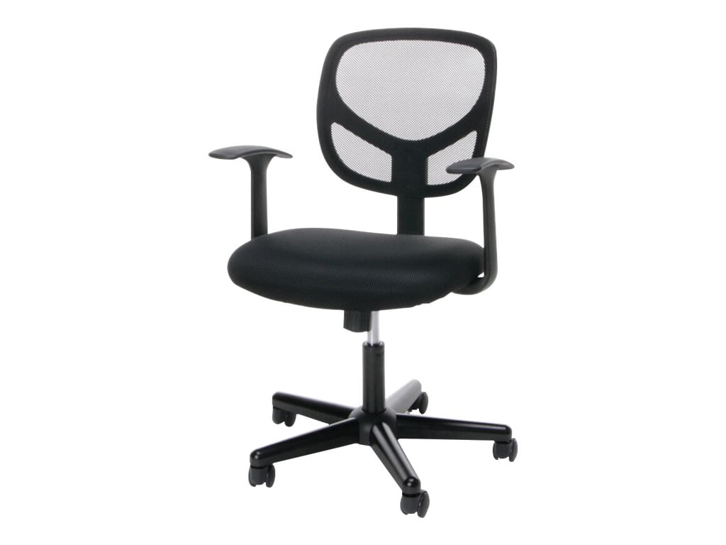 OFM 18.25 in Manager's Chair with Swivel, 250 lb. Capacity, Black