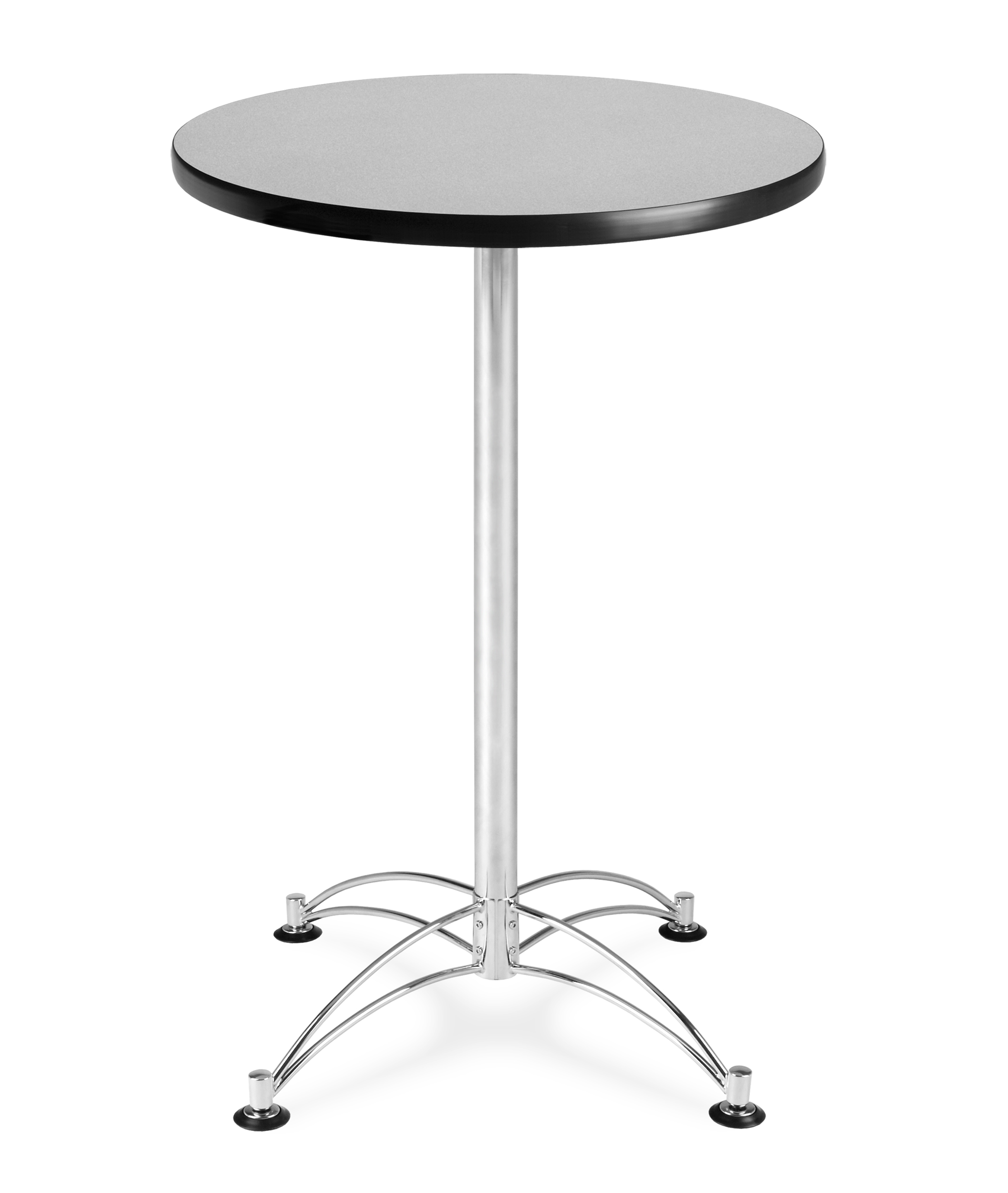 OFM 24" Round Lunchroom Table in Gray Nebula
