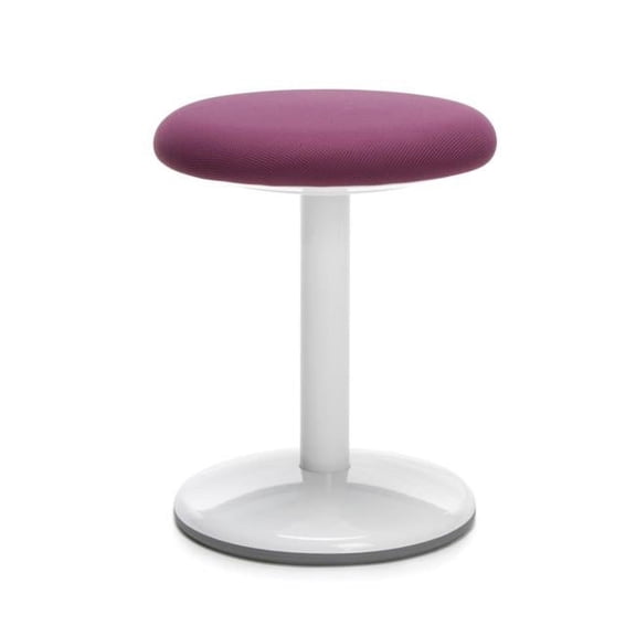 OFM 2818-STA-PUR 2818-STA Model Fabric Orbit Static Stool, Purple - 18 in.