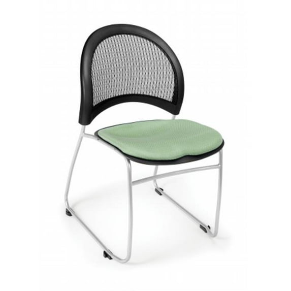 OFM 335-2207 Moon Stack Chair, Sage Green