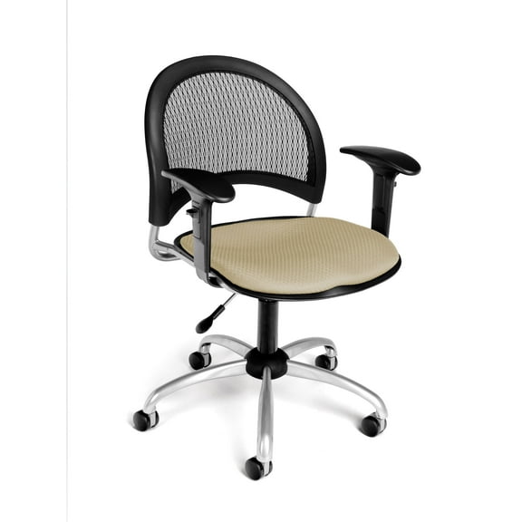 OFM 336-AA3-2209 Moon Swivel Chair With Arms - Khaki
