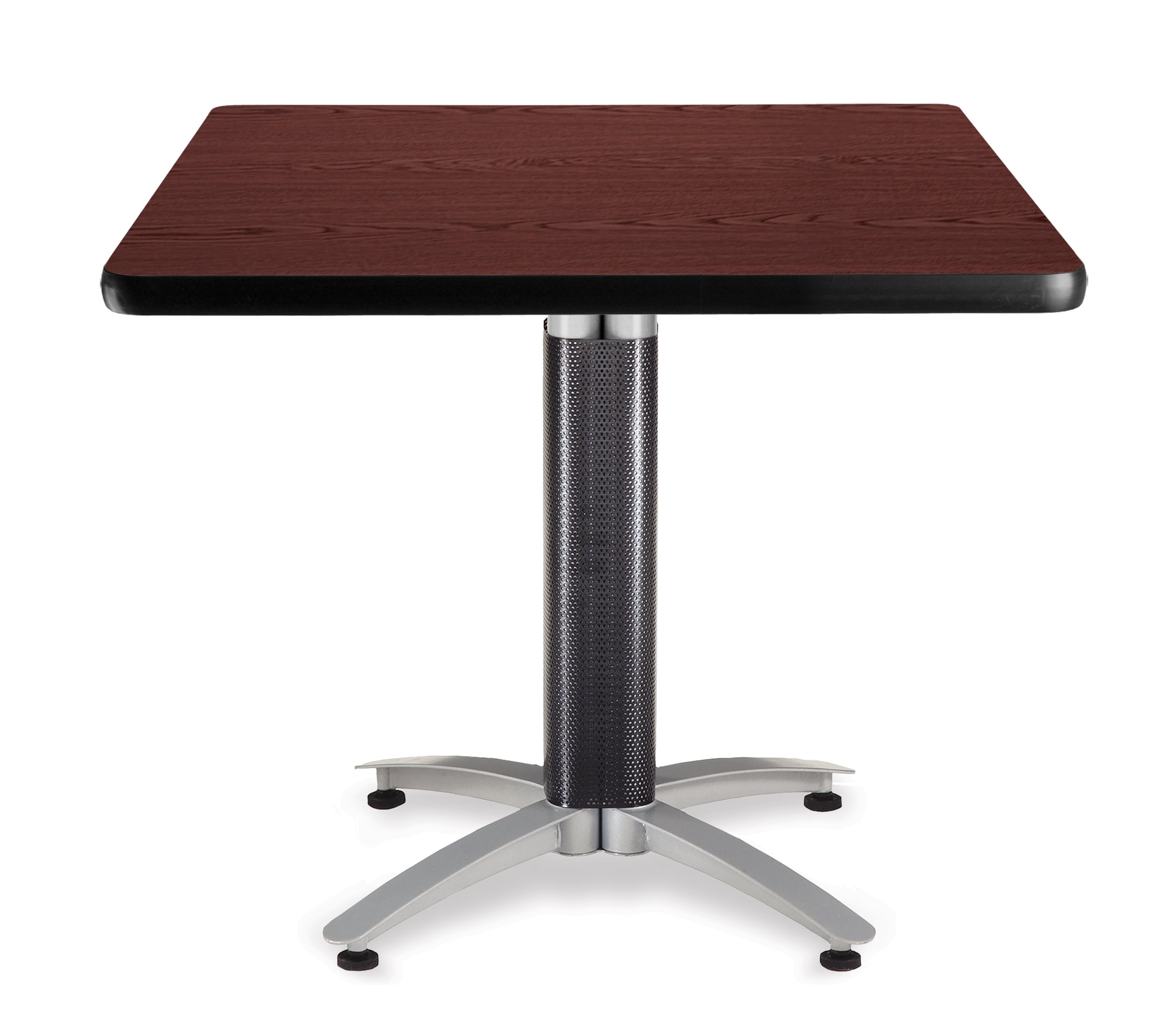 OFM 36" Multi-Purpose Square Table with Metal Mesh Base, in Mahogany (KMT36SQ-MHGY)