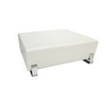 thumbnail image 1 of OFM 4004C-LIN Axis Series Square Bench With Electrical Outlet And Chrome Frame, Linen, 1 of 11