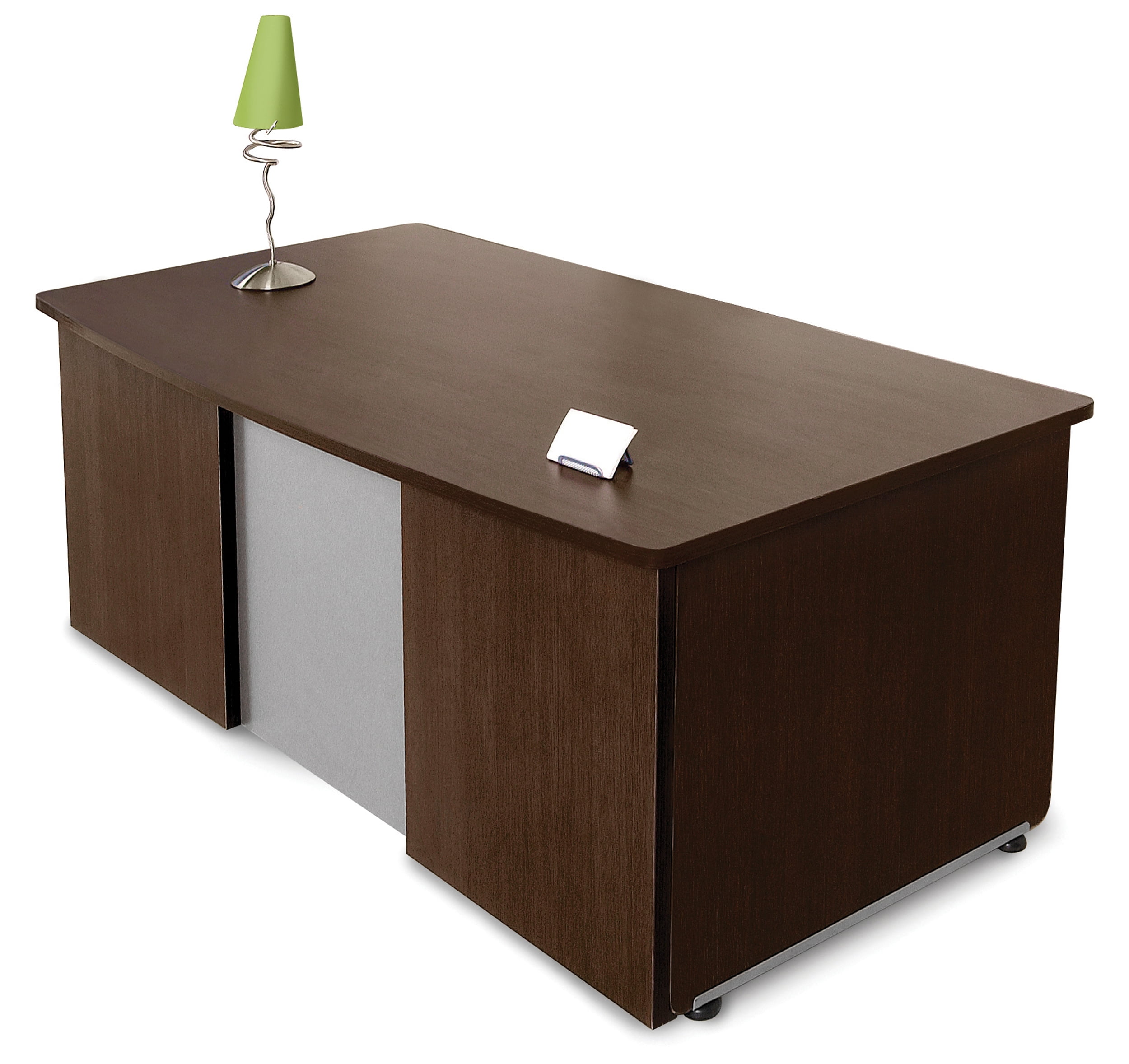 OFM 55145-WLNT Venice Executive Desk - Walnut