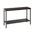 thumbnail image 1 of OFM 70003-BLK-ESP 44 in. Core Collection Modern Console Table with Shelf, Espresso, 1 of 14