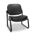thumbnail image 1 of OFM Big and Tall Armless Guest and Reception Chair, in Black (409-VAM-606), 1 of 5