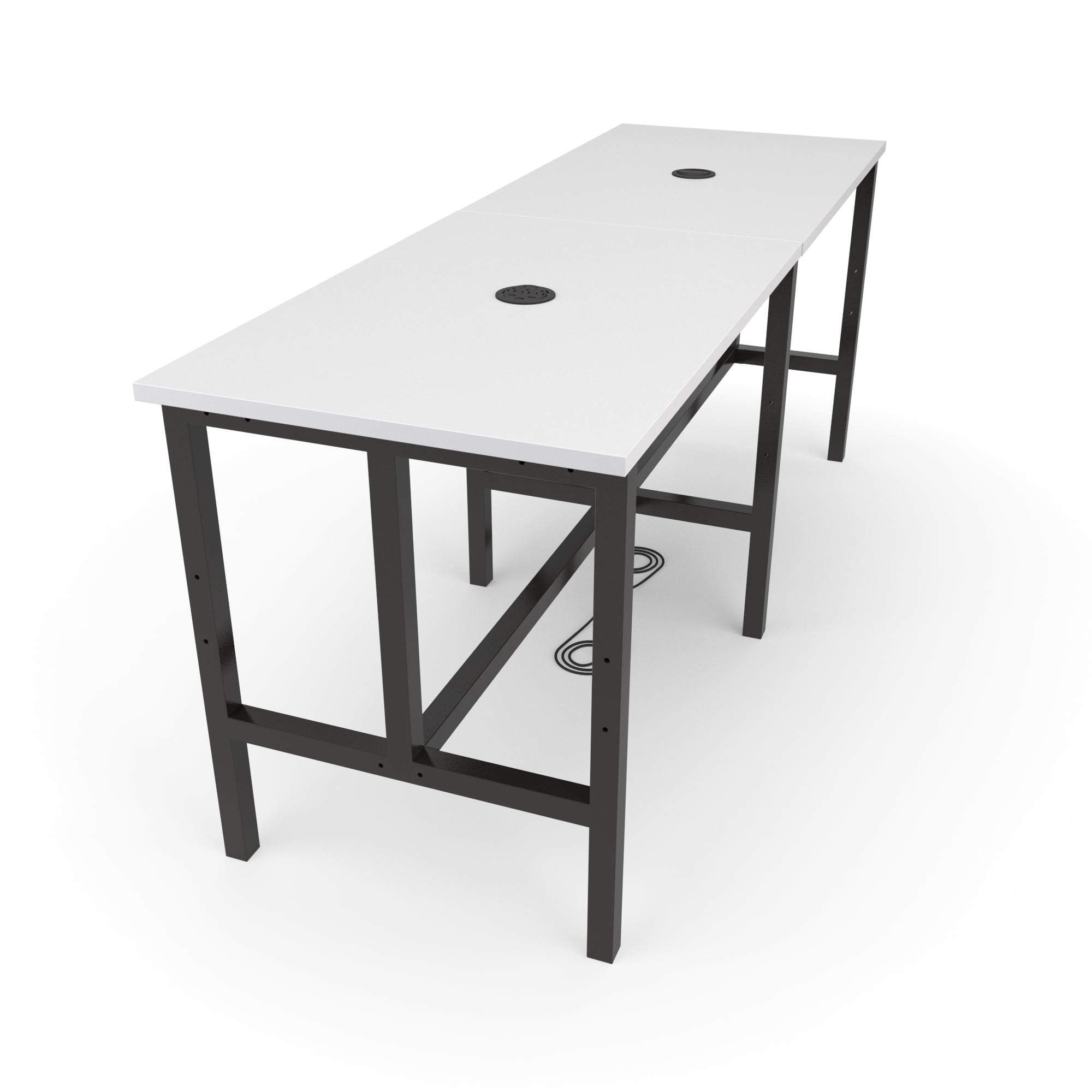 OFM Endure Series Model 9008-T 96" Standing Height Table, White Dry-Erase Top