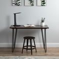 thumbnail image 1 of OFM Essentials Collection 44" Home Retro Desk, Writing Desk with Hairpin Legs, in Gray/Wenge (ESS-1054-GRY-WEN), 1 of 15