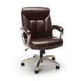 thumbnail image 1 of OFM Essentials Collection Executive Office Chair, in Brown/Champagne (ESS-6020-BRN), 1 of 12