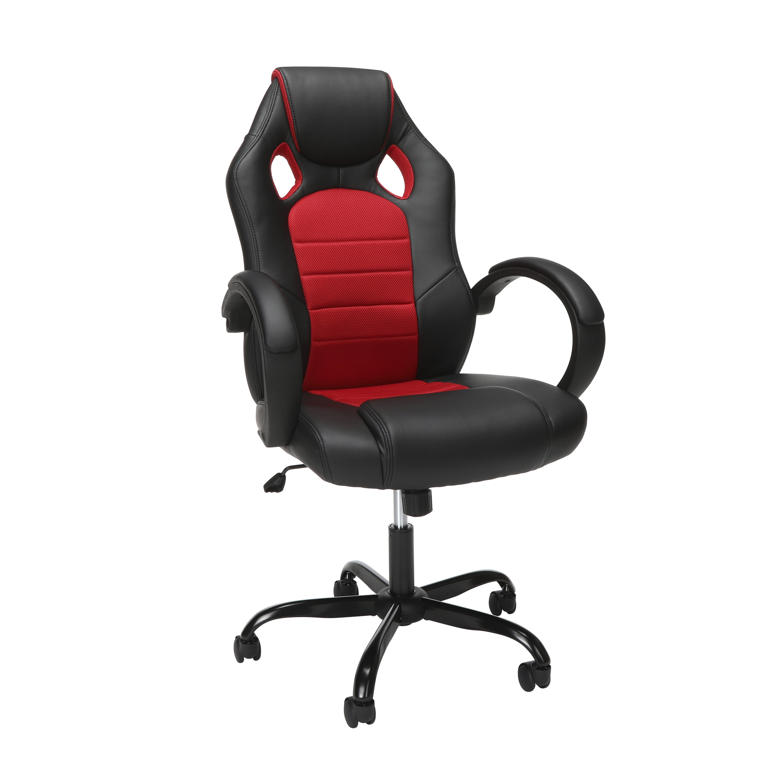 OFM Essentials Collection High-Back Gaming Chair, Padded Loop Arms, in Red (ESS-3083HB-RED) - image 1 of 15