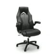 thumbnail image 1 of OFM Essentials Collection High-Back Racing Style Bonded Leather Gaming Chair, in Gray (ESS-3086-GRY), 1 of 13