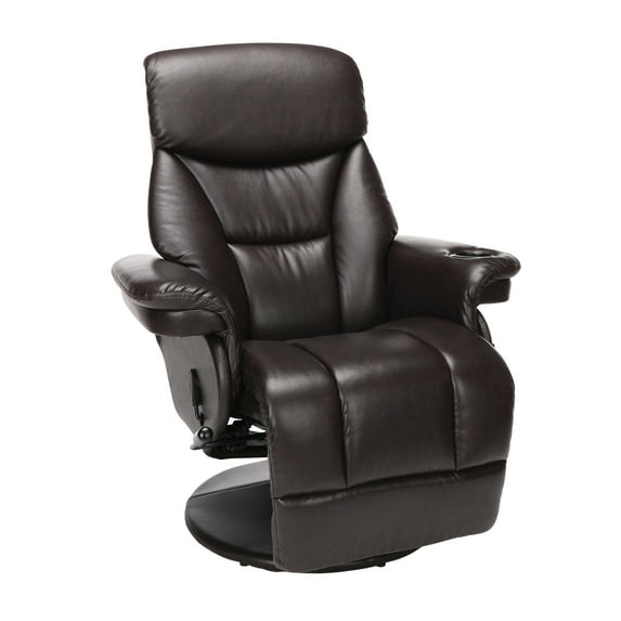OFM Essentials Collection Home Entertainment Recliner, in Brown (ESS-7070-BRN)