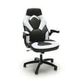 thumbnail image 1 of OFM Essentials Collection Racing Style Bonded Leather Gaming Chair, in White (ESS-3085-WHT), 1 of 13