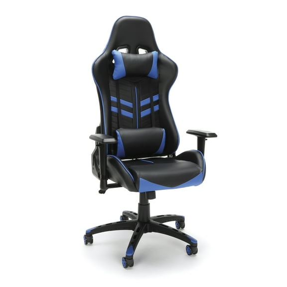OFM Essentials Collection Racing Style Gaming Chair, in Blue (ESS-6065-BLU)
