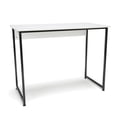 thumbnail image 1 of Essentials by OFM ESS-1040 Office/Computer Desk and Workstation with Metal Legs, White with Black Frame, 1 of 7
