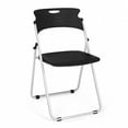 thumbnail image 1 of OFM Flexure 4-Pack Plastic Folding Chair, Black (303-4PK-P0) 845123048955, 1 of 3