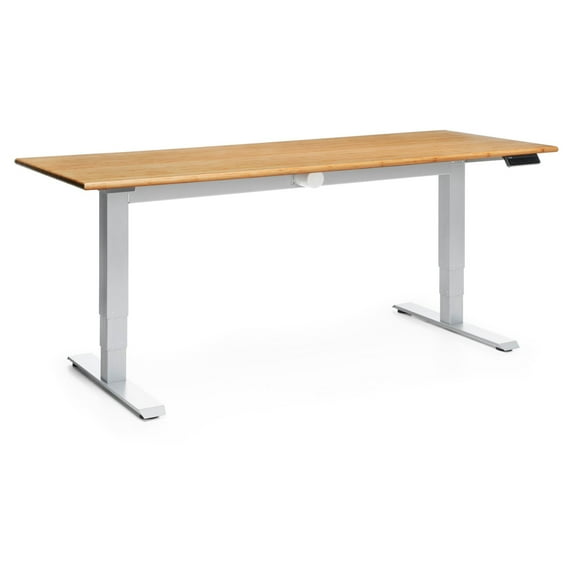OFM Height Adjustable 72" Work Table in Platinum and Amber