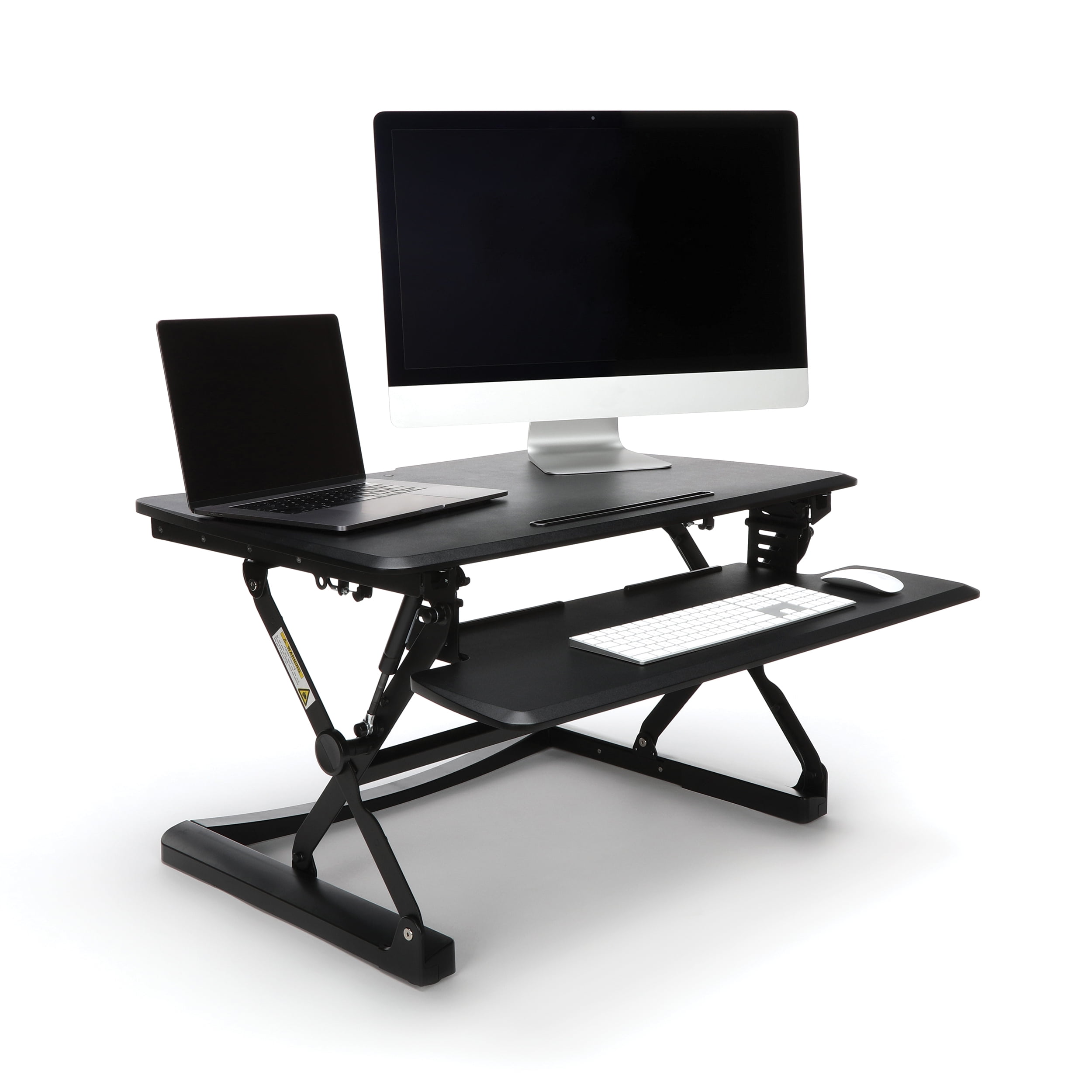 OFM Height Adjustable Sit to Stand Desktop Riser, in Black (5100BLK