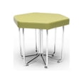 thumbnail image 1 of OFM Hex Series Model 66 Vinyl Hexagon Stool, Leaf with Chrome Frame, 1 of 5