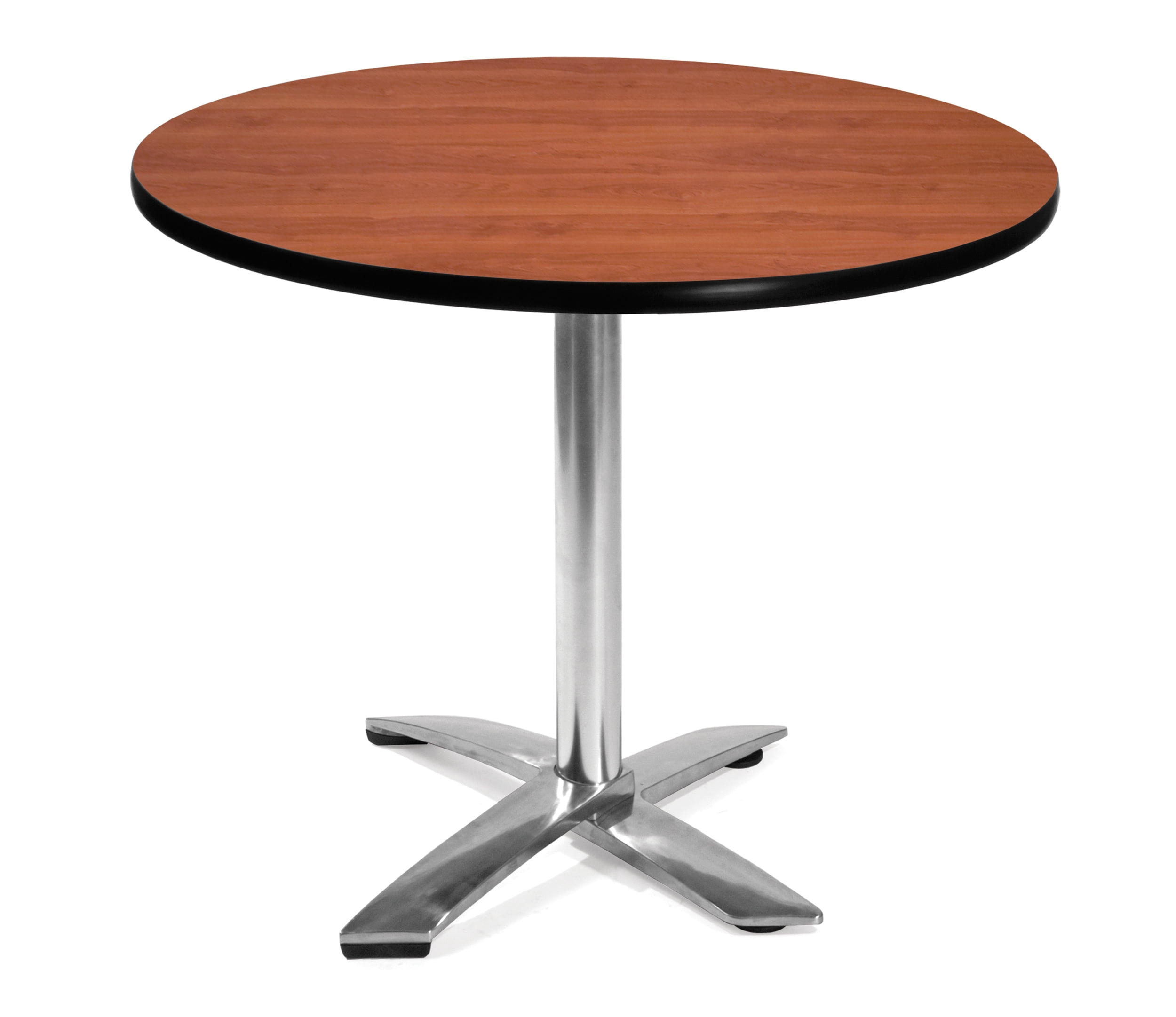 OFM 36" Round Folding Table in Cherry