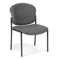 thumbnail image 1 of OFM Manor Round Back Armless Reception Chair in Gray, 1 of 2